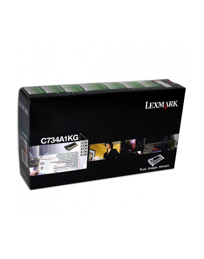 Toner Optra C73x/X73x Black 8K C734A1KG główny