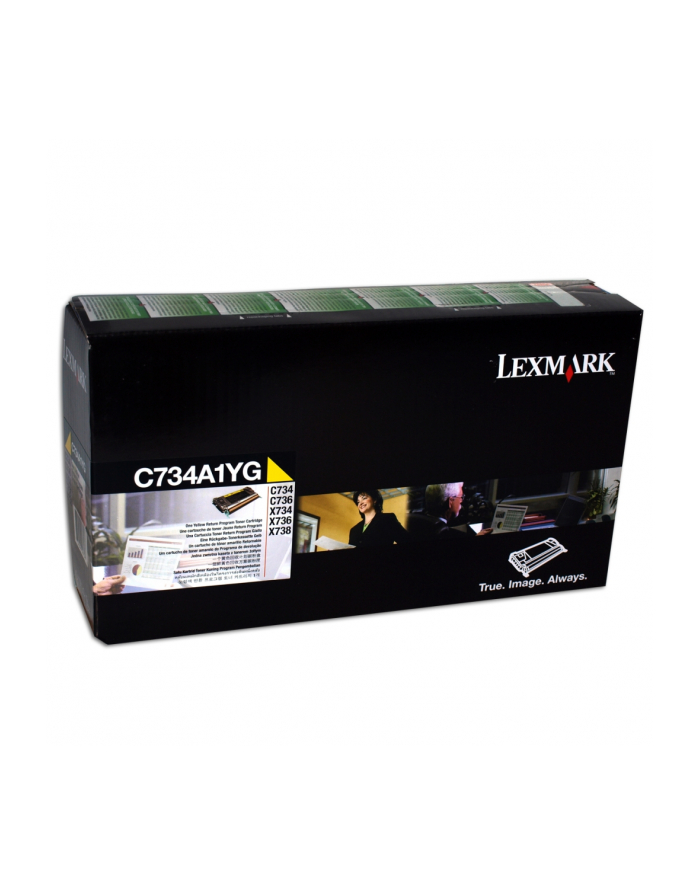 Toner Optra C73x/X73x Yellow 6K C734A1YG główny