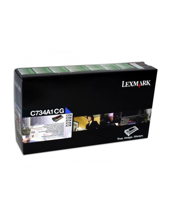 Toner Optra C73x/X73x Cyan 6K C734A1CG nr 1