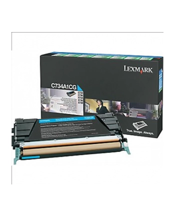 Toner Optra C73x/X73x Cyan 6K C734A1CG nr 2
