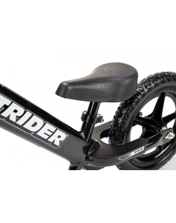 Strider Rowerek Biegowy 12  PRO Black Czarny ST-P4BK główny
