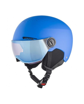 Kask zimowy ALPINA ZUPO VISOR Q-LITE BLUE MATT 54-58
