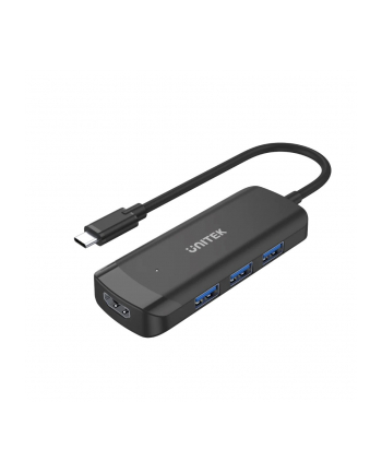 UNITEK HUB AKTYWNY USB-C 3X USB-A 31  HDMI 4K30HZ