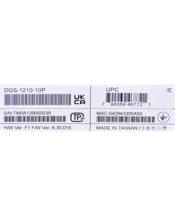 D-link-10-port 10/100/1000 Gigabit PoE Smart Switch