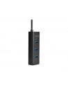axagon HUB 4-portowy HUE-S2BL USB 3.2 Gen 1 charging hub 1.2m   kabel micro USB - nr 3