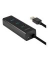 axagon HUB 4-portowy HUE-S2BL USB 3.2 Gen 1 charging hub 1.2m   kabel micro USB - nr 4
