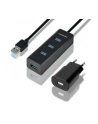 axagon HUB 4-portowy HUE-S2BP USB 3.2 Gen 1 charging hub 1.2m   kabel, AC adapter - nr 8