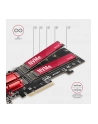 axagon Karta rozszerzeń PCEM2-ND, PCIe x 8 kontroler 2x slot M.2 NVMe M-key RAID wsparcie dla płyt bez bifurkacji, w zestawie LP - nr 11
