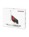 axagon Karta rozszerzeń PCEM2-ND, PCIe x 8 kontroler 2x slot M.2 NVMe M-key RAID wsparcie dla płyt bez bifurkacji, w zestawie LP - nr 17