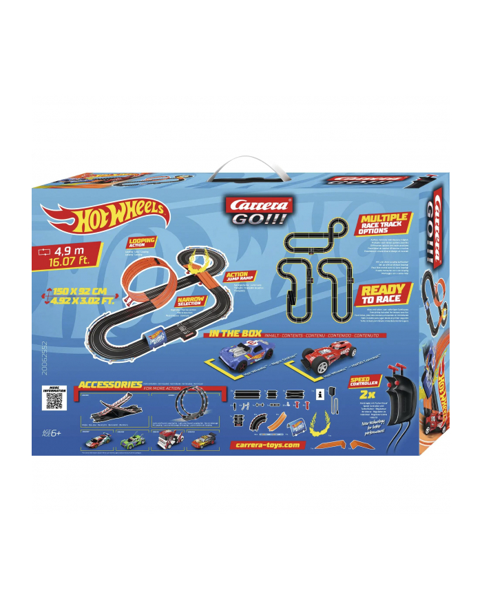 CARRERA GO!!! tor Hot Wheels 4.9m 20062552 główny