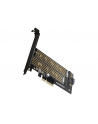 axagon Adapter wewnętrzny PCEM2-D, PCIe x4 M.2 NVMe M-key + SATAB-key slot, LP - nr 2