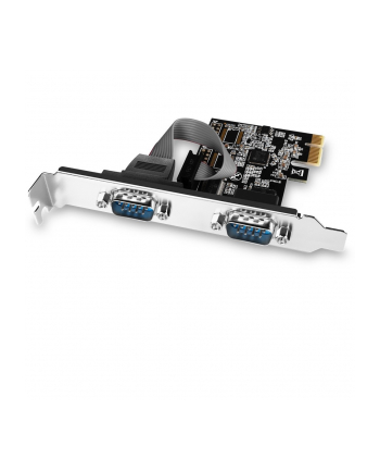 axagon Karta PCIe PCEA-S2N, 2x port szeregowy RS232 250 Kbpsw zestawie LP