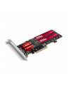 axagon Karta rozszerzeń PCEM2-ND, PCIe x 8 kontroler 2x slot M.2 NVMe M-key RAID wsparcie dla płyt bez bifurkacji, w zestawie LP - nr 18