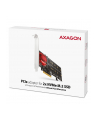 axagon Karta rozszerzeń PCEM2-ND, PCIe x 8 kontroler 2x slot M.2 NVMe M-key RAID wsparcie dla płyt bez bifurkacji, w zestawie LP - nr 21