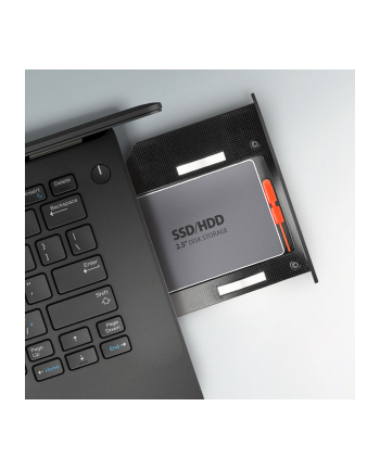 axagon Ramka n a 2,5 cala SSD-HDD do gniazda DVD, RSS-CD09, 9.5mmLED aluminium nr 1