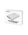 axagon Wewnętrzna obudowa 2.5' z interfejsem SATA do dysków SSD M.2 SATA, RSS-M2SD, srebrny - nr 29