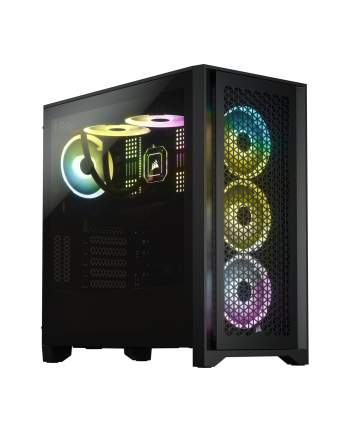 CORSAIR iCUE 4000D RGB Airflow Tempered Glass Mid-Tower Black