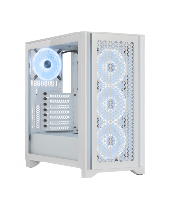 CORSAIR iCUE 4000D RGB Airflow Mid-Tower True White