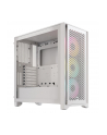 CORSAIR iCUE 4000D RGB Airflow Mid-Tower True White - nr 25