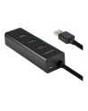 axagon HUB 4-portowy HUE-S2BL USB 3.2 Gen 1 charging hub 1.2m   kabel micro USB - nr 4
