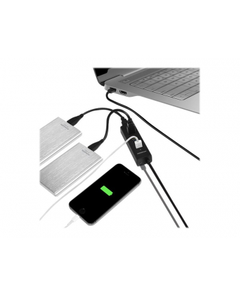 axagon HUB 4-portowy HUE-S2BL USB 3.2 Gen 1 charging hub 1.2m   kabel micro USB nr 1