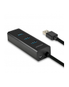 axagon HUB 4-portowy HUE-S2BL USB 3.2 Gen 1 charging hub 1.2m   kabel micro USB - nr 4