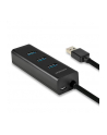 axagon HUB 4-portowy HUE-S2BP USB 3.2 Gen 1 charging hub 1.2m   kabel, AC adapter - nr 10