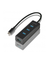 axagon Hub 4-portowy HUE-S2C USB 3.2 Gen 1 charging hub, microUSB, 40cm USB-C kabel - nr 1