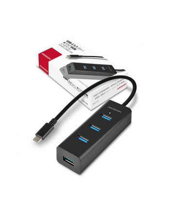 axagon Hub 4-portowy HUE-S2C USB 3.2 Gen 1 charging hub, microUSB, 40cm USB-C kabel