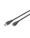 DIGITUS Kabel połączeniowy USB 3.1 Gen.1 SuperSpeed 5Gbps Typ C USB A/microUSB B M/M czarny 3m - nr 4
