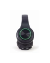 GEMBIRD Słuchawki stereofoniczne Bluetooth z efektem świetlnym LED czarne - nr 2