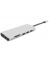 ESTUFF PRZEJŚCIÓWKA ESTUFF 12 W 1 DISPLAY PORT/ HDMI/ USB-C/ LAN/ VGA - BIAŁA  (ES623009) - nr 1