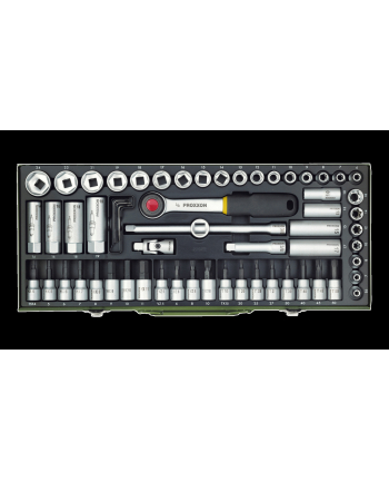 Proxxon Zestaw kluczy nasadowych 1/2 65 części 23112 nr 2