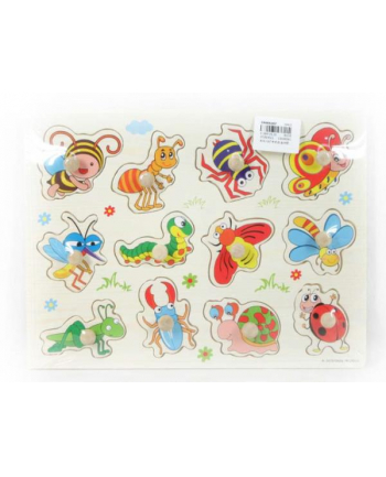 bigtoys Puzzle drewno Insekty BPUZ8263