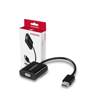 axagon Adapter FullHD, wyjście audio, micro USB złącze zasilania RVH-VGAN, HDMI -> VGA