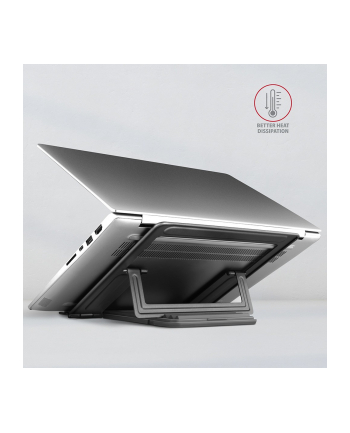 axagon Podstawa do laptopów aluminiowa 10-16 cali 4 regulowane kąty nachylenia STND-L