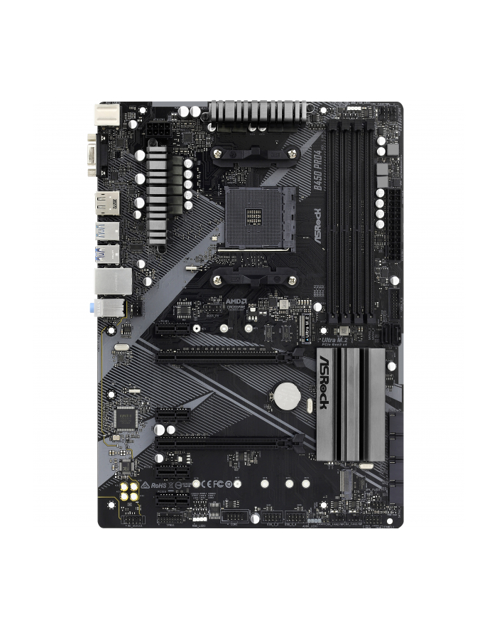 asrock Płyta główna B450M PRO4 R2.0 AM4 4DDR4 HDMI uATX główny