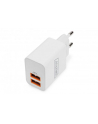 digitus Ładowarka sieciowa zasilacz 2x USB-A 15,5W Biała - nr 26