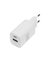 digitus Ładowarka sieciowa zasilacz 1x USB-A 12W 1x USB-C 18W PD 3.0 max. 30W Biała - nr 22