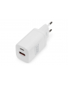 digitus Ładowarka sieciowa zasilacz 1x USB-A 12W 1x USB-C 18W PD 3.0 max. 30W Biała - nr 29