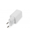 digitus Ładowarka sieciowa zasilacz 1x USB-A 12W 1x USB-C 18W PD 3.0 max. 30W Biała - nr 32
