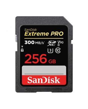 Sandisk Extreme Pro 256GB 300 MB/s, Class 10, UHS-II U3 V90