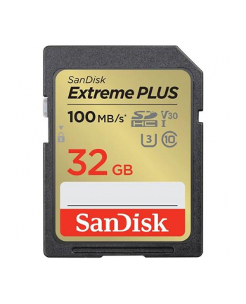 Sandisk 32GB Extreme PLUS (SDSDXWT-032G-GNCIN) 100 MB/s Class 10, UHS-I U3 V30