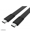 Akasa kabel usb-c na usb-c, 20g, 46w pd, 4k@60hz, 1m - nr 1