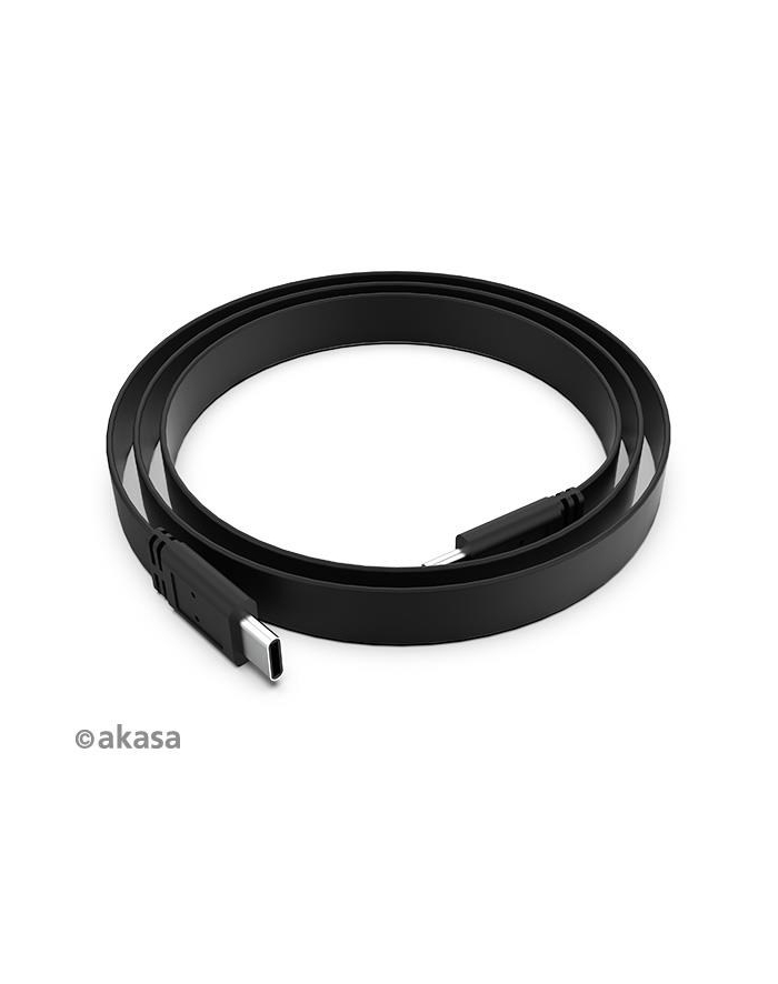 Akasa kabel usb-c na usb-c, 20g, 46w pd, 4k@60hz, 1m główny