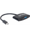 MANHATTAN MANHATTAN MANHATTAN PRZEJŚCIÓWKA, ADAPTER DISPLAYPORT, VGA, HDMI 152709, [1X ZŁĄCZE MĘSKIE MINI-DISPLAYPORT - 1X ZŁĄCZE ŻEŃSKIE VGA, ZŁĄCZE - nr 17