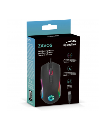 Speedlink Zavos Mysz Gamingowa (Sl680022Rrbk) nr 1