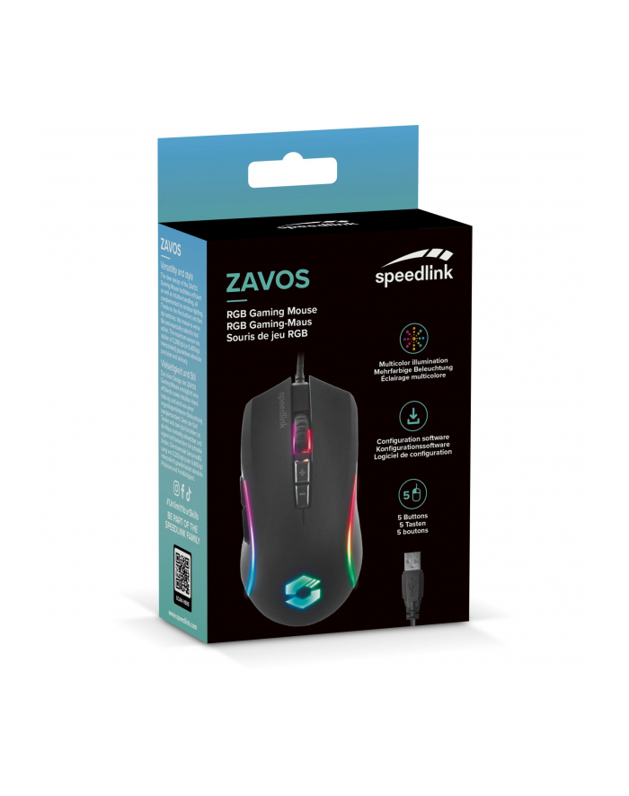 Speedlink Zavos Mysz Gamingowa (Sl680022Rrbk) główny