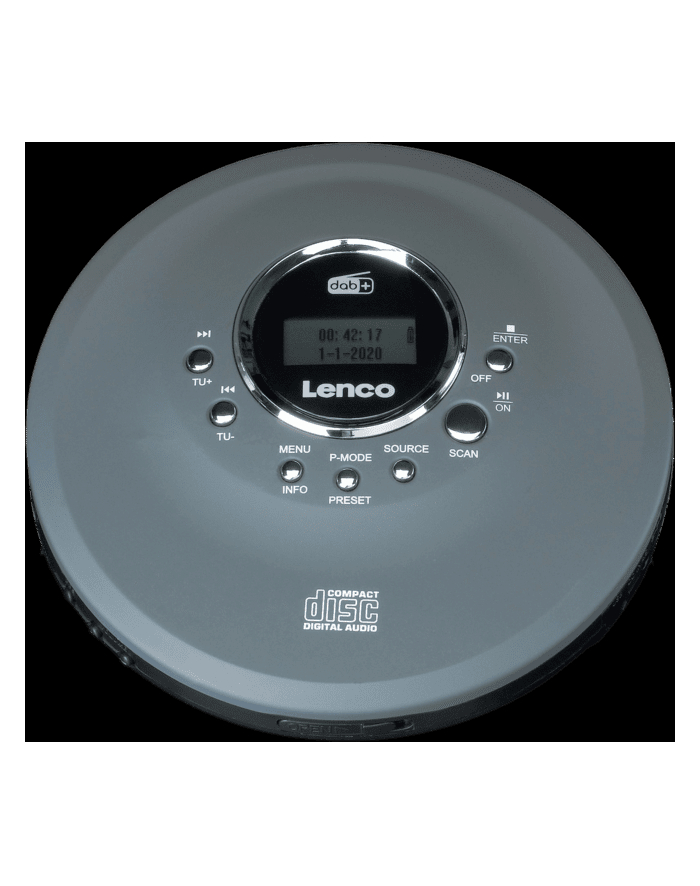 Lenco CD-400GY - discman CD/MP3 i radio DAB+/FM główny