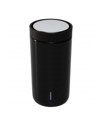 Stelton Kubek termiczny To-Go Click 200Ml czarny z podwójnej stali 6751 nr 2